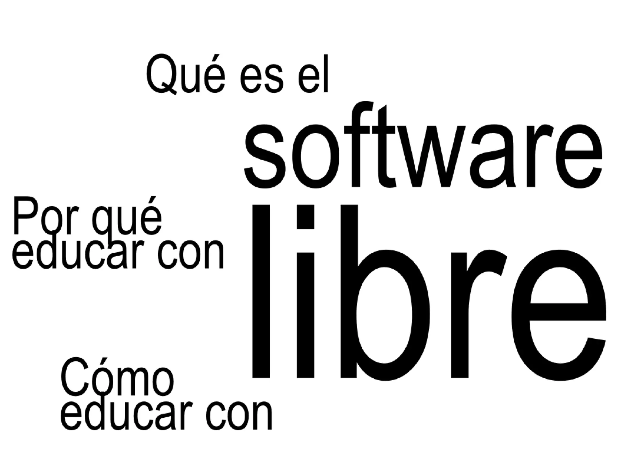 Educar con Software Libre