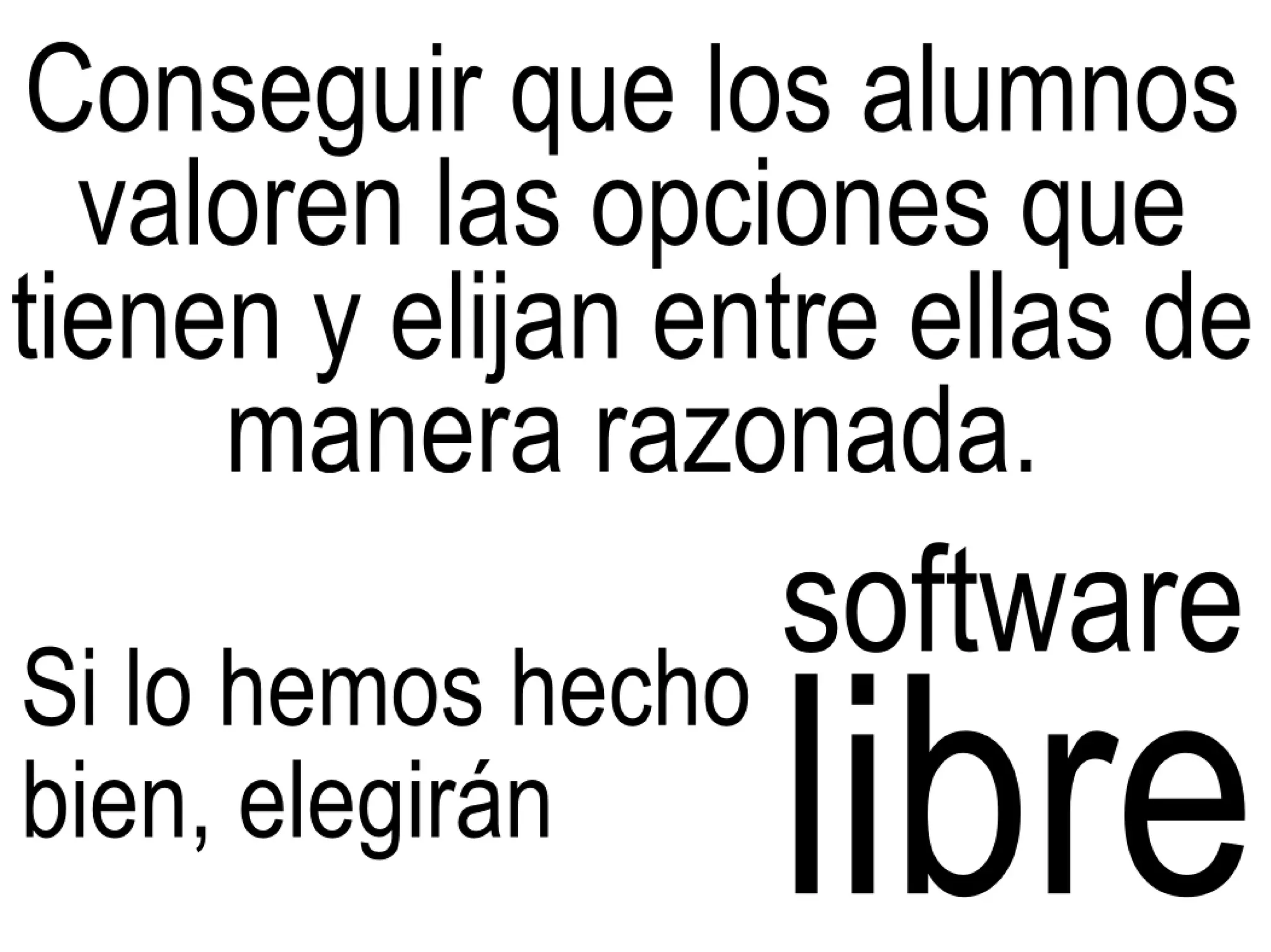 Educar con Software Libre