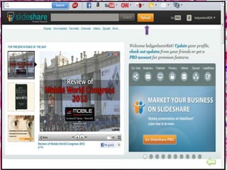 Presentacion con filminas on line