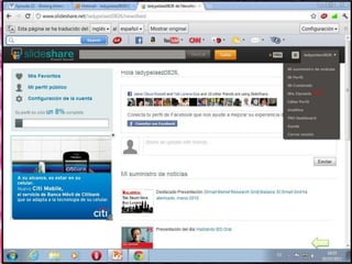 Presentacion con filminas on line