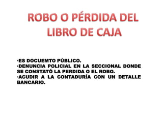 TIPO DE DOCUMENTO (CONTADO O CRÉDITO)