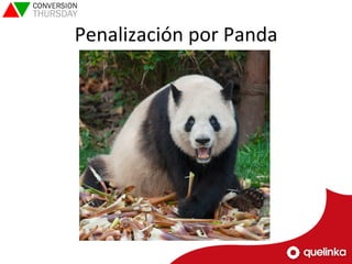 Penalización 
por 
Panda 
 