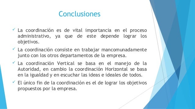 Coordinación - Proceso Administrativo