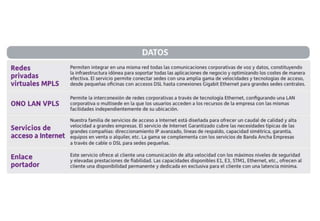 Presentación Corporativa Ono