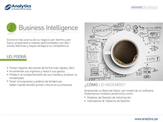 Presentación corporativa Analytics 2014