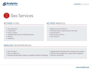 Presentación corporativa Analytics 2014