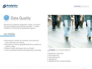 Presentación corporativa Analytics 2014