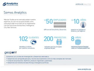 Presentación corporativa Analytics 2014