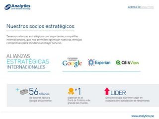 Presentación corporativa Analytics 2014