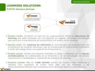 Nuestras Soluciones

                                         Todas nuestras soluciones
E-Learning                        ...
