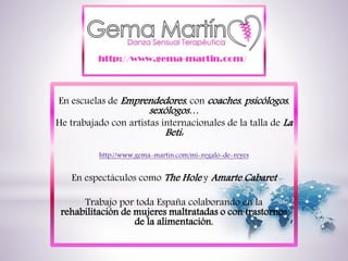 VIDEOS: Y como una imagen vale mas
que 1000 palabras…
Esto dicen de mí mis alumn@s
VÍDEO SORPRESA ALUMNOS
Así son mis clases:
Así son MIS CLASES
Yo en lo medios:
VÍDEO NIVEA PLAZA
 