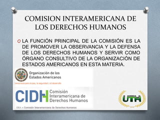 Presentacion corte interamericana de los derechos humanos | PPTX