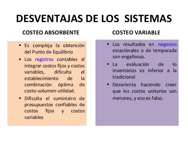 Presentación costos I