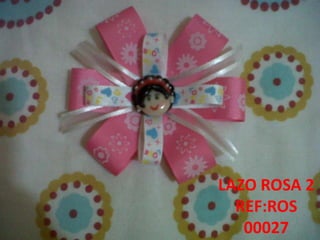 LAZO ROSA 2REF:ROS 00027