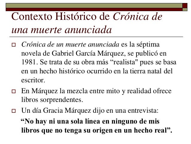 Crónica de una muerte anunciada – análisis literario