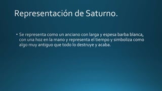 Mitos Clásicos: Saturno y Crono