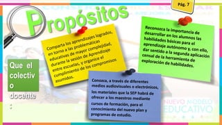 Pág. 7
Pág.
Pág. 7
Que el
colectiv
o
docente
:
 