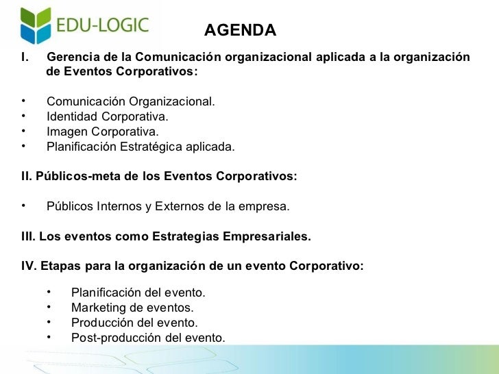 Curso De Organizacion De Eventos Corporativos