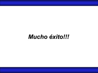 Mucho éxito!!!
 
