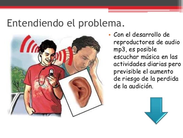 perdida auditiva por el uso de los auriculares mp3