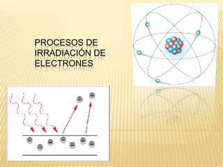 PROCESOS DE
IRRADIACIÓN DE
ELECTRONES
 