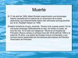 Bibliografía Nació en la ciudad alemana de Ulm, cien kilómetros al este de Stuttgart, en el seno de una familia judía. Sus padres eran Hermann Einstein y Pauline Koch. Su padre trabajaba como vendedor, aunque luego ingresó en la empresa electroquímica Hermann.