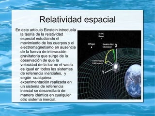 - equivalencia masa-energía.
