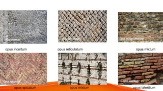 Materiales y Técnicas Constructivas en la Arquitectura Romana Antigua ...