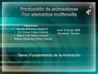 Presentacion de animaciones puraman