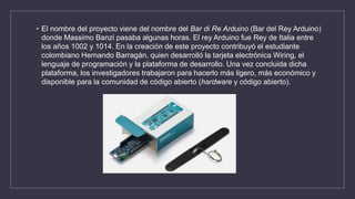 Presentacion de arduino (power point) | PPTX