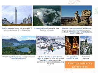 Atractivos turísticos y
patrimoniales
 