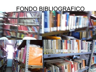 FONDO BIBLIOGRAFICO 