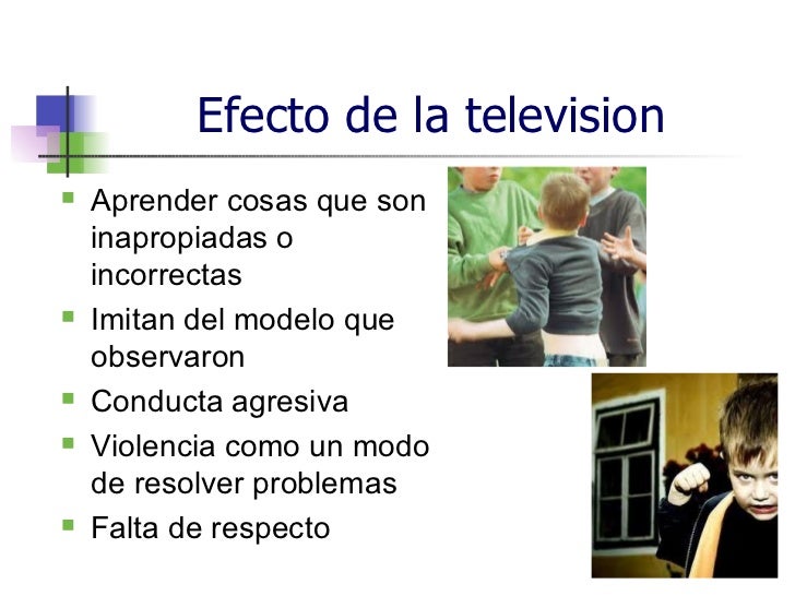 Influencia de la televisión en los niños