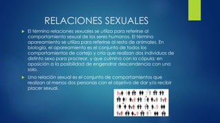 Componentes de la sexualidad | PPTX