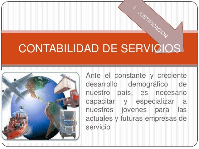 Presentacion de contabilidad de servicios