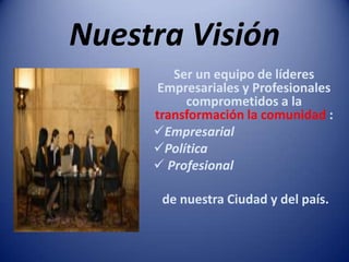 ¿Quienes somos?GENTE PROFESIONAL   Y DE NEGOCIOS