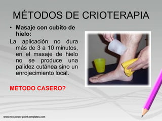 Presentacion de crioterapia PPT Descarga Gratuita