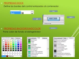 Datagridview Background PRESENTACIÓN DE DATAGRIDVIEW | PPTX