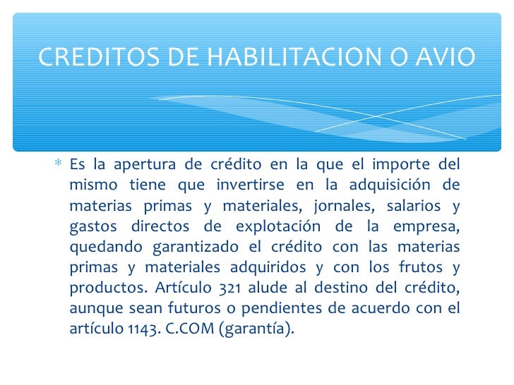 Ejemplos De Prestamos De Habilitacion O Avio - prestamos bancarios bac