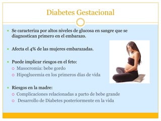Presentacion de diabetes mellitus