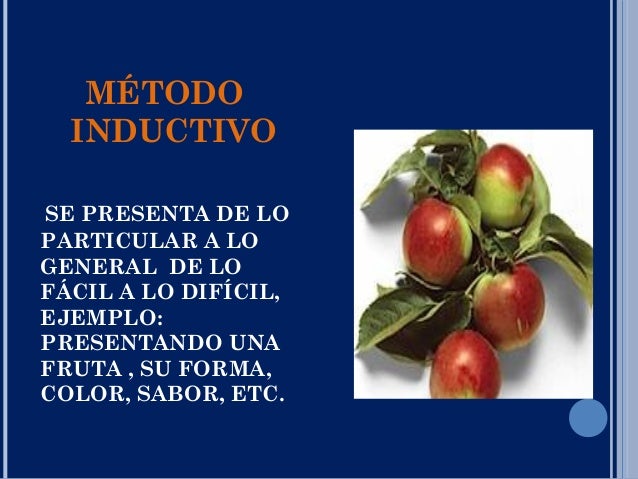 Ejemplos De Lo Particular A Lo General Colección de Ejemplo