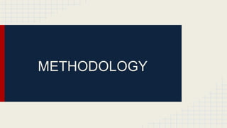 METHODOLOGY
 