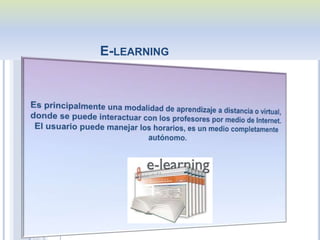 E-LEARNING
 