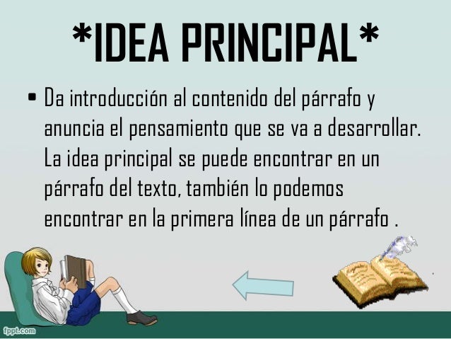 Que Es La Idea Principal De Un Parrafo - IdeaWalls