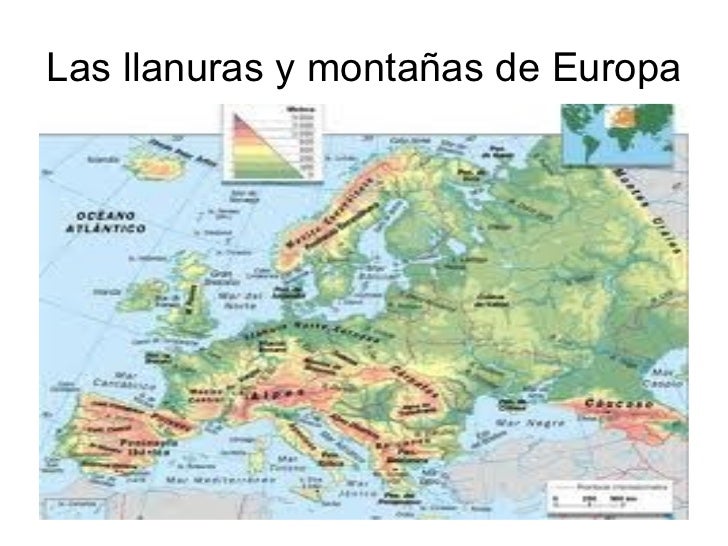 6º ED.PRIMARIA EL RELIEVE DE EUROPA 6º ED.PRIMARIA EL RELIEVE DE EUROPA