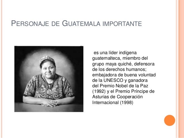 Personajes De Guatemala