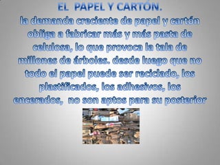 Presentacion de la basura