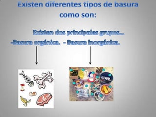 Presentacion de la basura