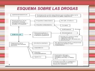 ESQUEMA SOBRE LAS DROGAS 