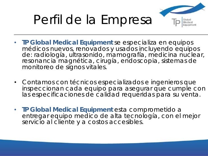 Presentacion De La Empresa